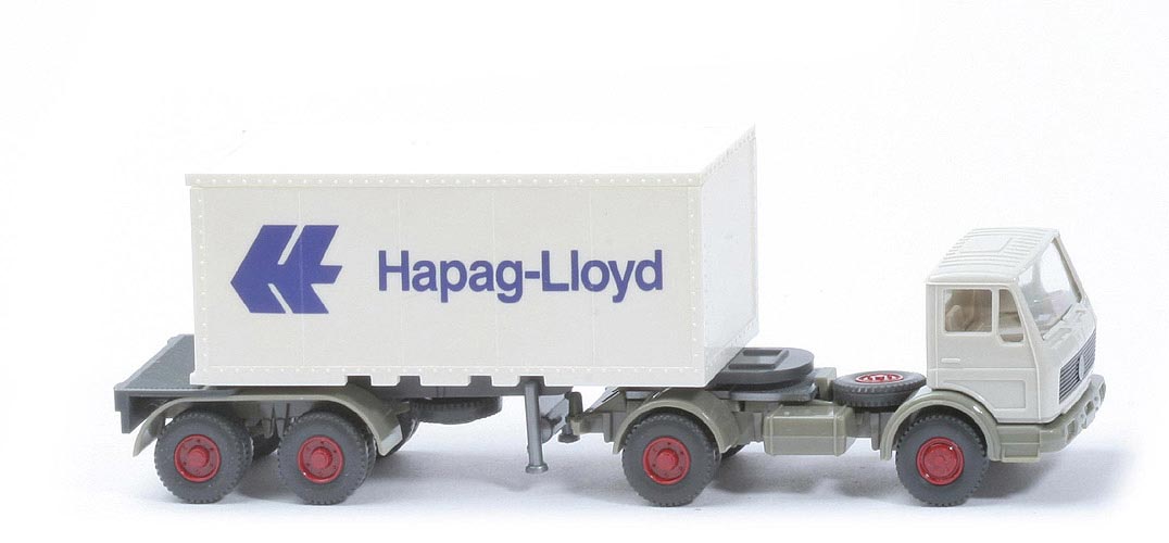 MB 1617 S Container-Sattelzug 20 ft - Hapag-Lloyd neuer Container o. Nr. - Hapag-Lloyd 17