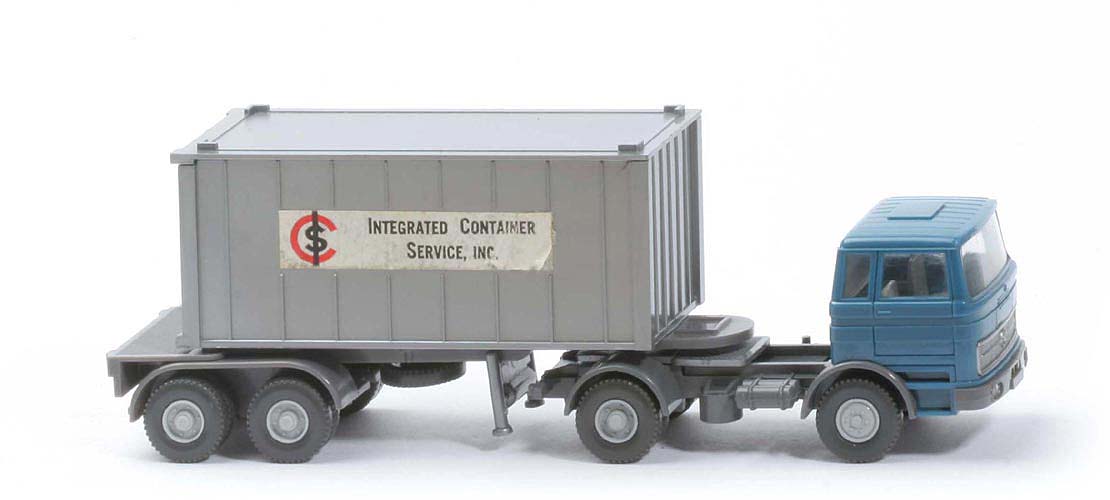 MB LPS 1620 Container-Sattelzug 20 ft - ICS azurblau / ... / basaltgrau - ICS ~