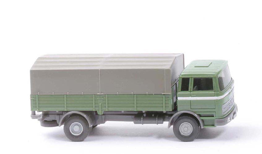 MB LP 1620 Doppelkabine - dunkelmaigrün / staubgrau - 435/ A