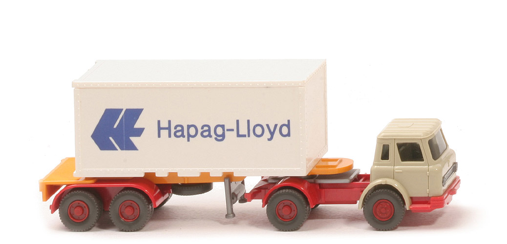 IH Container-Sattelzug 20 ft - Hapag-Lloyd neuer Container o. Nr. - Hapag-Lloyd 12