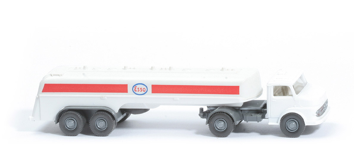 MB LS 1413 Esso Tanksattel - ohne Eckfenster, Druck, FH-Chassis basaltgrau - 806/1c
