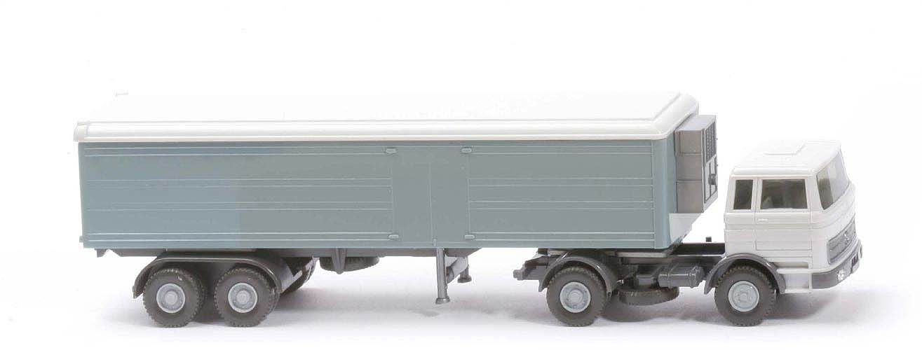 MB LPS 1620 Tiefkühlsattelzug alter Auflieger - Inter Frost - FH altweiß, Koffer hellblaugrau - 528/6b