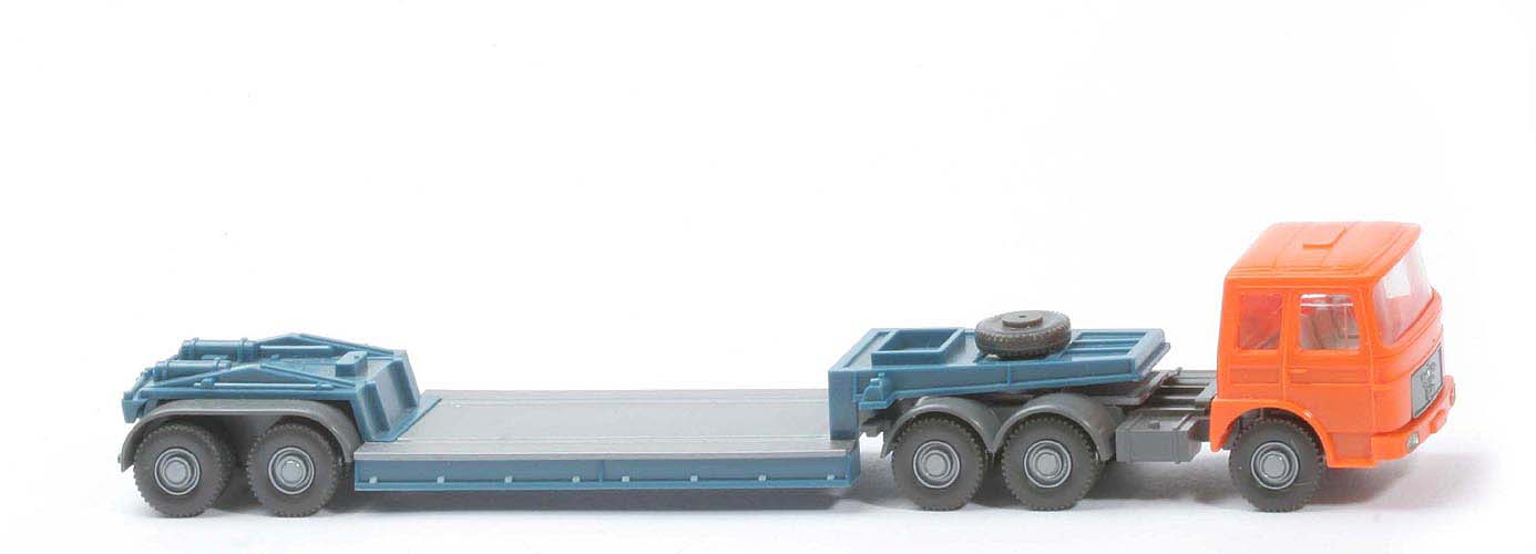 MAN  Büssing 22.321 Tiefladesattelzug - FH orange, o. Warnlicht - MAN (13) c