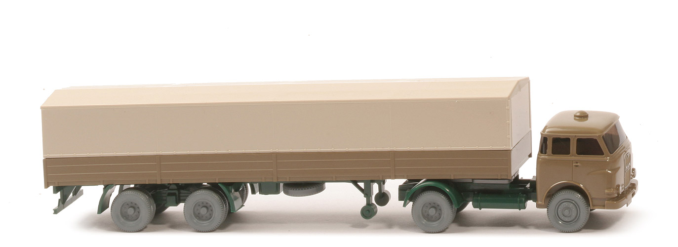 MAN 10.230 Pritschen-Sattelzug (2014) - PMS: "Wiking-Verkehrs-Modelle Nr. 35" - nicht erfasst