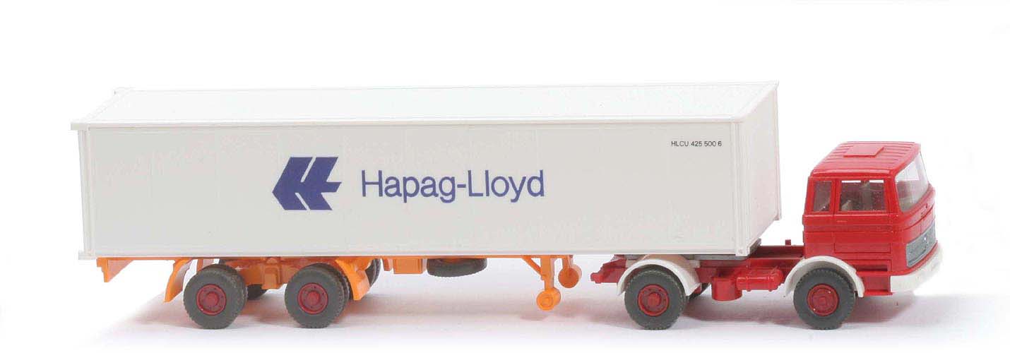 MB LPS 1620 Container-Sattelzug - Hapag-Lloyd rot / rot / weiß - Hapag-Lloyd 5?