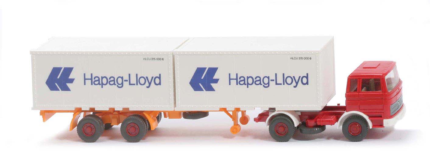 MB LPS 1620 Container-Sattelzug - Hapag-Lloyd  rot / rot / weiß - Hapag-Lloyd 5?