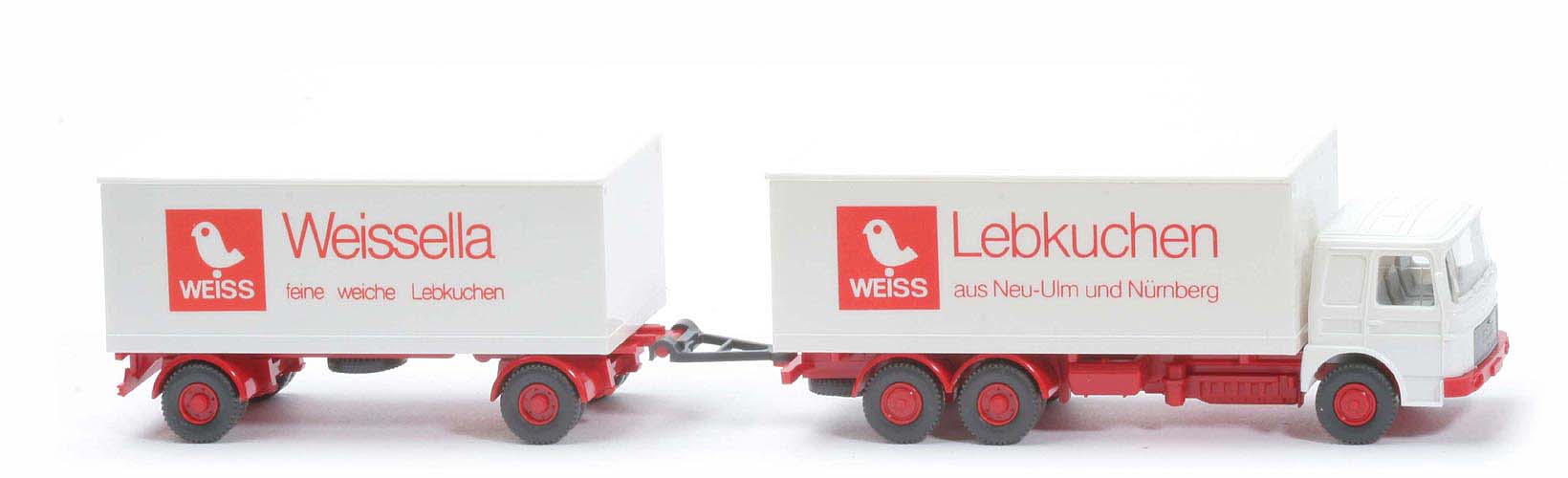 Fernlastzug MAN Büssing 22.320 UNL - Weissella - Weiss (2)