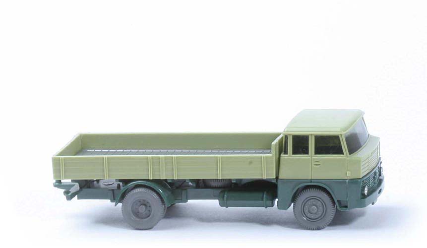 Henschel HS 14 Pritsche - lindgrün / graugrün - Blinker nicht bemalt - 412/1c