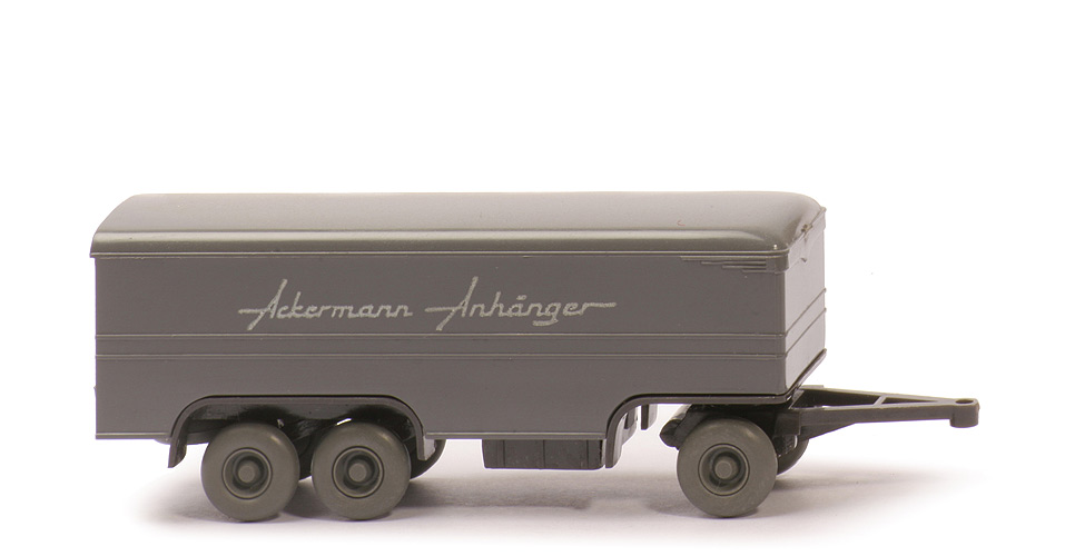 Ackermann-Anhänger - Aufbau basaltgrau, CH anthrazit, starre Deichsel - 483/1a
