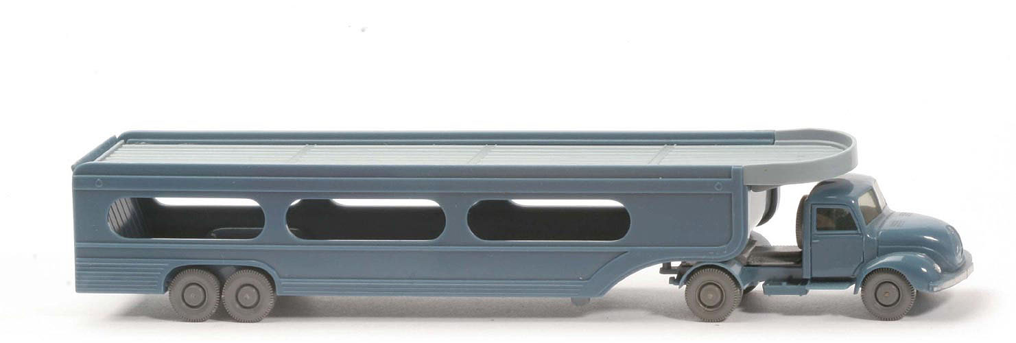 Magirus S 3500 PKW-Transporter - ZM mattgraublau, Aufl. mattgraublau/Deck hellgraublau - 580/9a