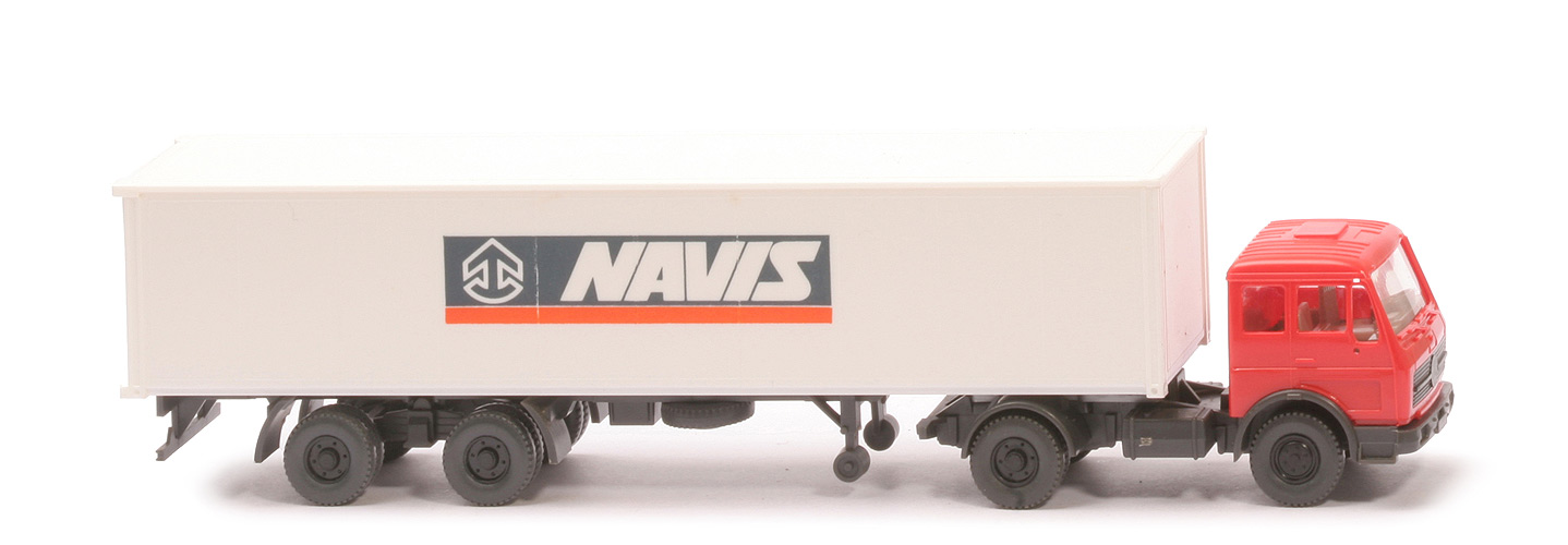 MB 1626 S Container-Sattelzug - Navis, 1 x 40 ft, weiß - Navis (6)