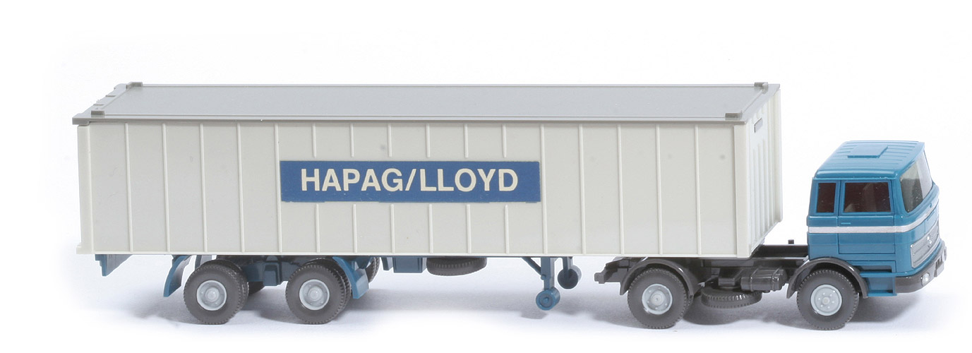 MB LPS 1620 Container-Sattelzug I - Hapag-Lloyd azurblau / anthrazit - 523/2 ?