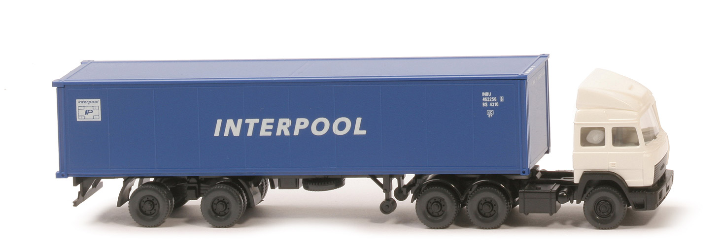 Iveco, 40 ft Glattwand-Container - Interpool 7b - Interpool (7b)
