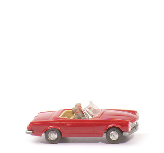 Mercedes 230 SL Cabrio - weinrot, AH einfach - 142/2c