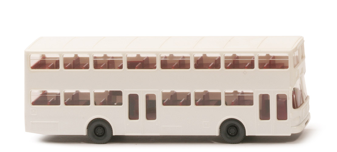 MAN SD 200 Doppeldeck-Bus - weiß, wie Berliner Zeitung ohne Druck - 730/17