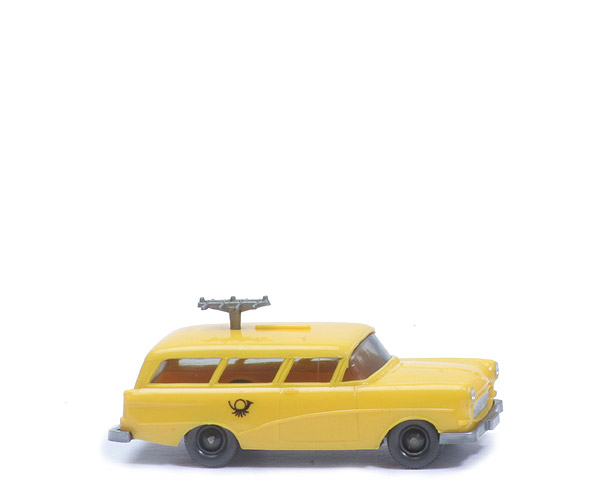 Opel Caravan 57 Funkmesswagen - mit Traverse, Posthorn - 72/2b