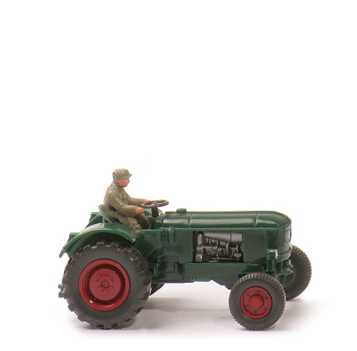 Deutz-Schlepper - kieferngrün, LKR waagerecht, m. Fahrer - 383/3e