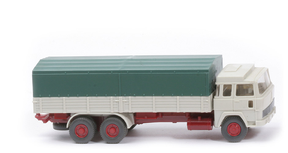 Magirus 235 TE, Solo-LKW - grauweiß, mit Lenkrad - 475/3a