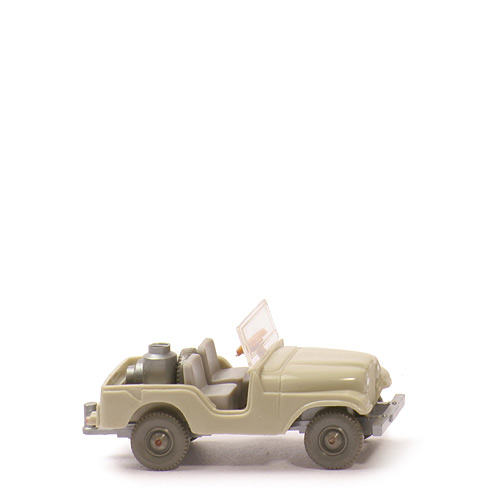Farmer-Jeep - hellgelbgrau, ohne Verstärkung - 12/1b