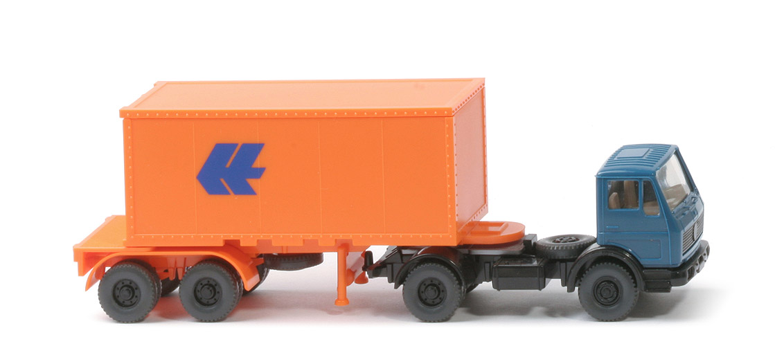 MB 1617 S Container-Sattelzug 20 ft - Hapag-Lloyd Container rotorange - Hapag-Lloyd 16