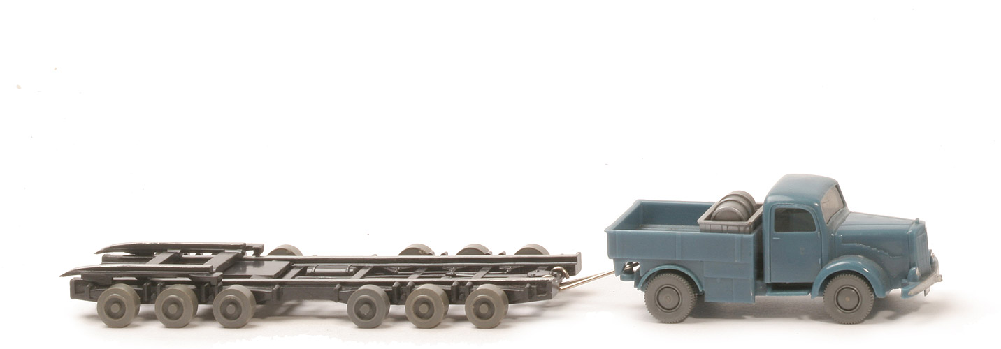 MB L 5000 Alter Straßenroller - FH, CH, PR mattgraublau - 590/4f