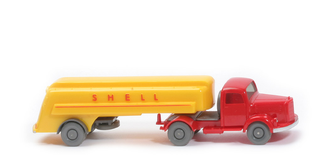 MB L 3500 S Alter Tanksattelzug - Shell, ZM rot - 800/21b