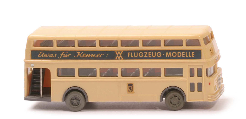 Büssing D2U offen Flugzeug-Modelle - Linie 1 (Moabit) - 722/1d