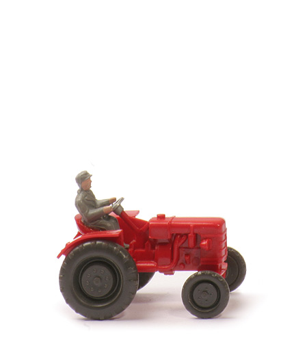 Fahr-Schlepper - rot, kurzer Auspuff - 380/8a