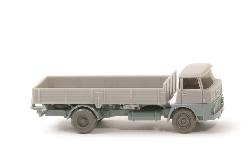 Henschel HS 16 Pritsche - silbergrau / grünblau - 417/2c
