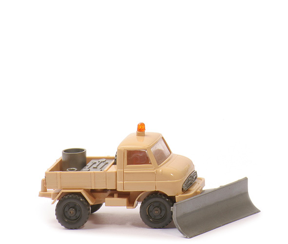 Unimog 411 geschlossen - Kommunal-Unimog, hellbeige, mit Germany - 642/2a