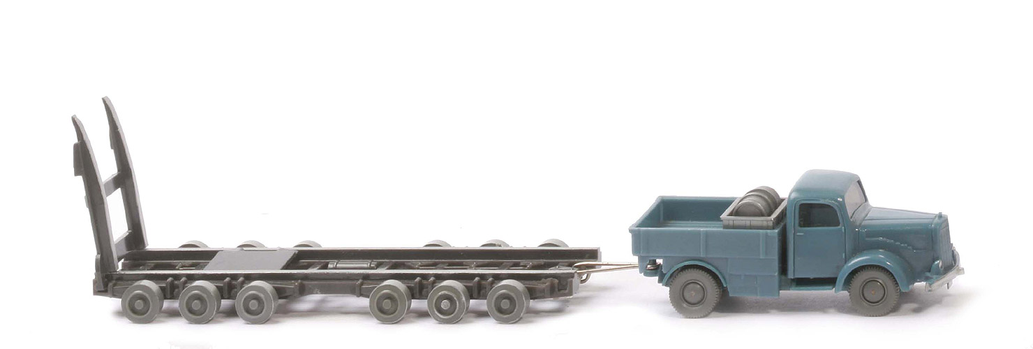 MB L 5000 Alter Straßenroller - FH, CH, PR mattgraublau - 590/4f