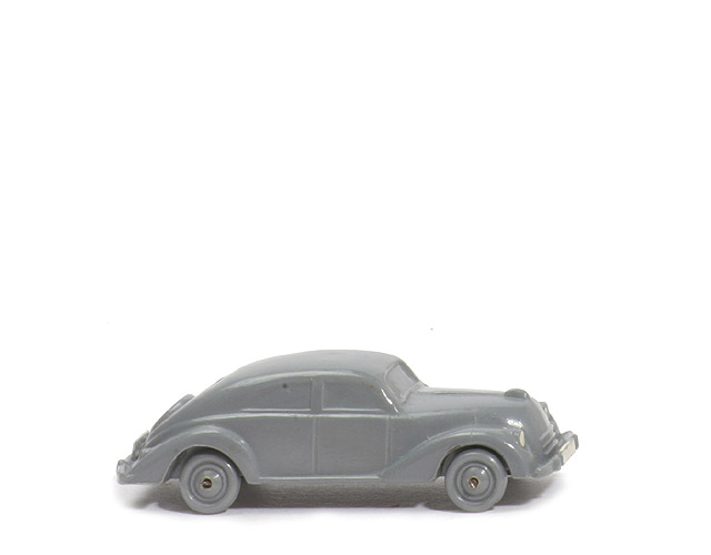 Schräghecklimousine, flache Haube - staubgrau - 29/4d