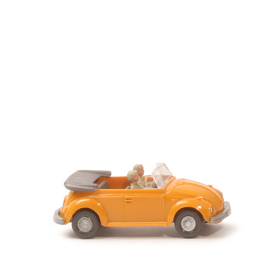VW Käfer Cabriolet 1302 - helles gelborange - Lenkrad eingesetzt - 33/8g
