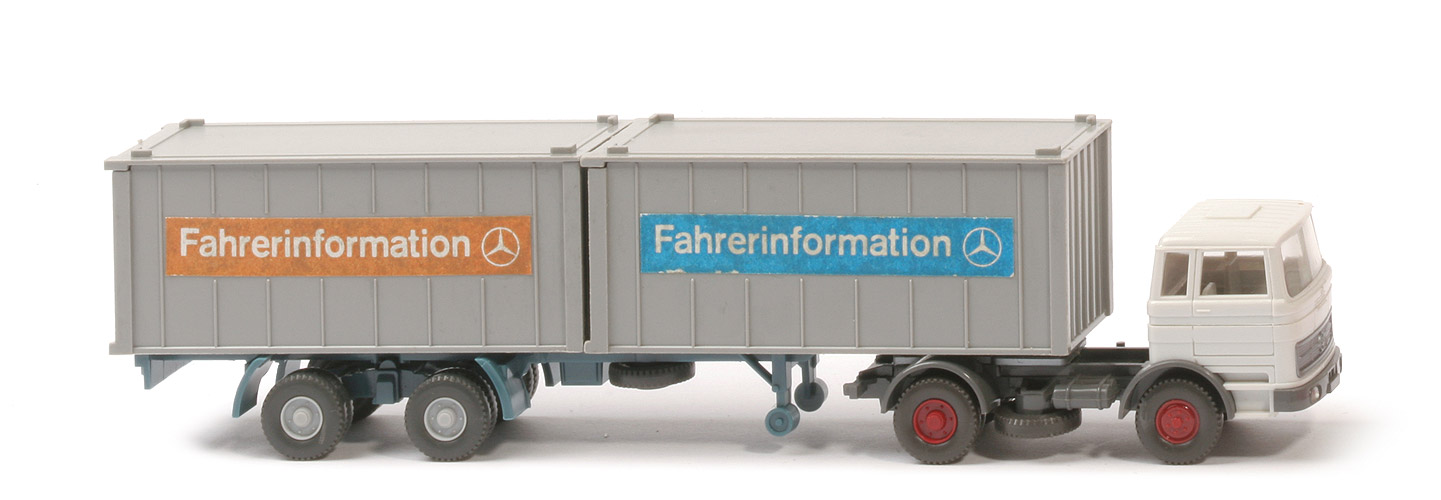 MB LPS 1620 Container-Sattelzug II - Fahrerinformation 2 x 20 ft - Fahrerinformation (9) b