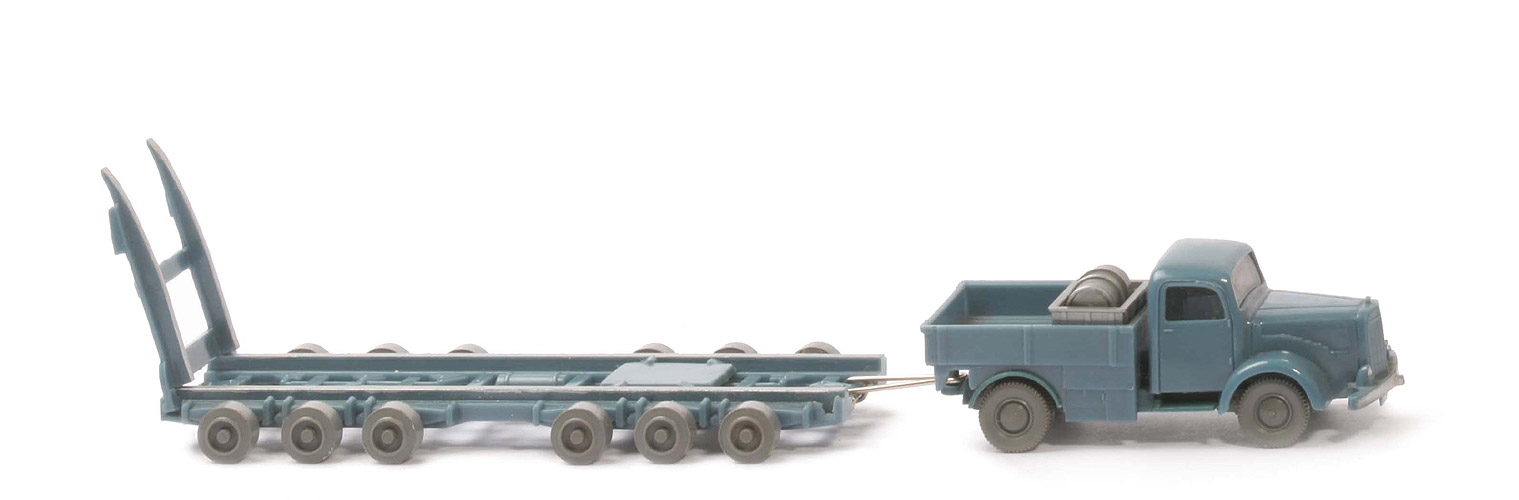 MB L 5000 Alter Straßenroller - FH, PR mattgraublau, CH diamantblau - 590/4f