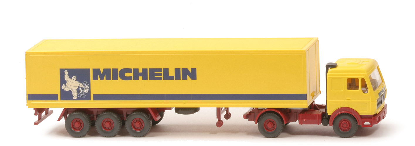 MB 1644 S Koffersattelzug 2/3 - Michelin zinkgelb (Werbemodell) - Michelin