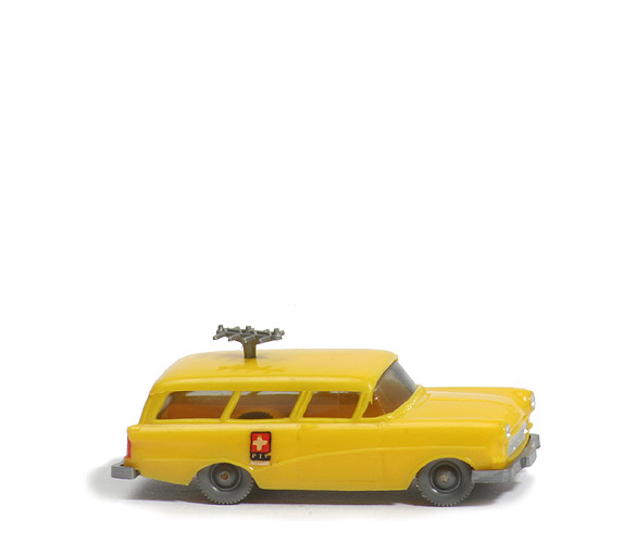 Opel Caravan 57 Funkmesswagen - ohne Traverse, PTT - 72/1c