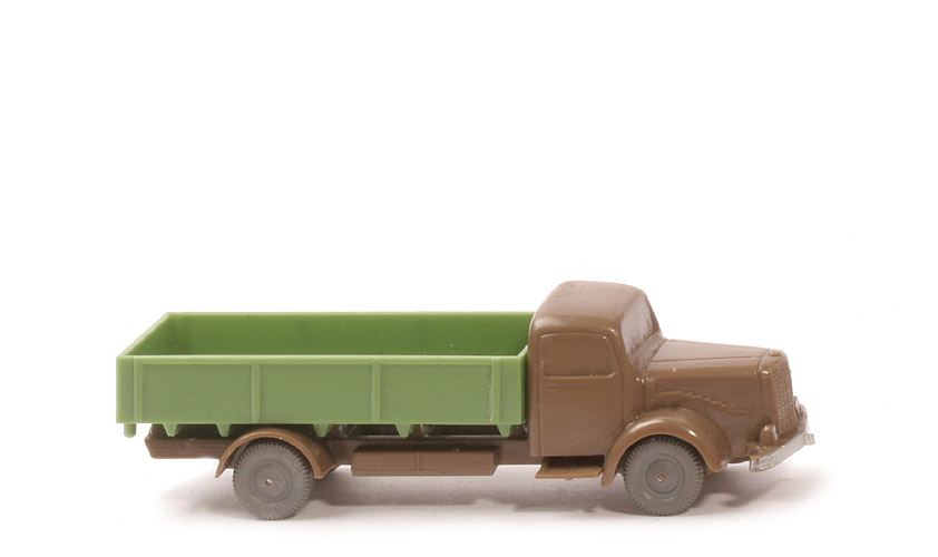 MB L 5000  uv Pritschen-LKW - FH, CH blassbraun, PR maigrün - 430/7g