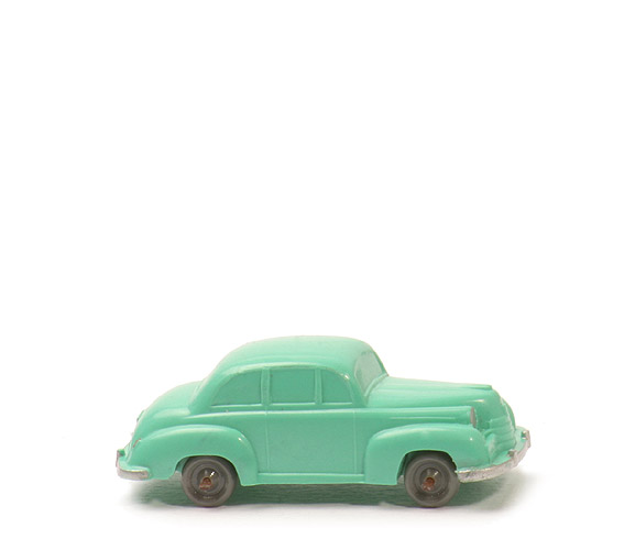 Opel Olympia 1951 ohne Bodenplatte - leuchtgrün - 90/1d