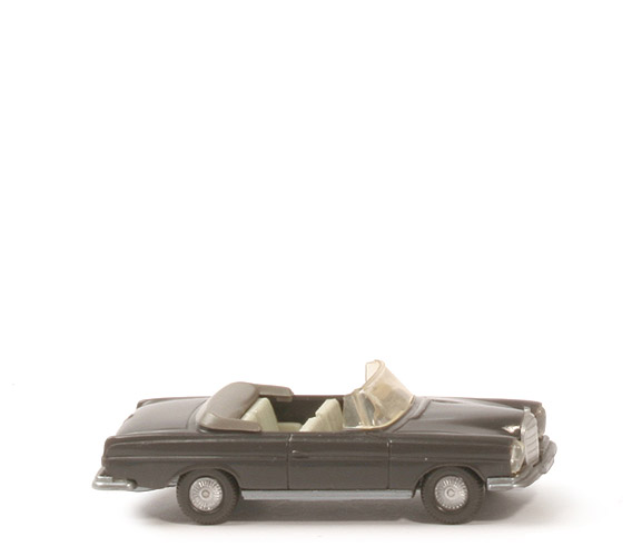 Mercedes 280 SE Cabrio - anthrazit, m. Fußraumbegrenzung, m. Armaturenbrett - 153/3a