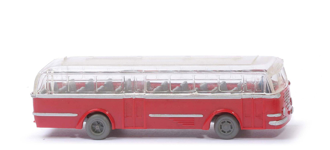 Büssing Trambus - mit Dachlüfter,  Chassis 2, rot - 720/6a
