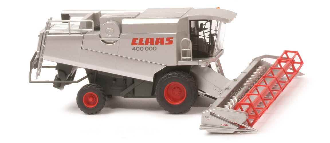 Claas Xerion 480 Mähdrescher (2004) - "400.000", silbern lackiert - nicht erfasst