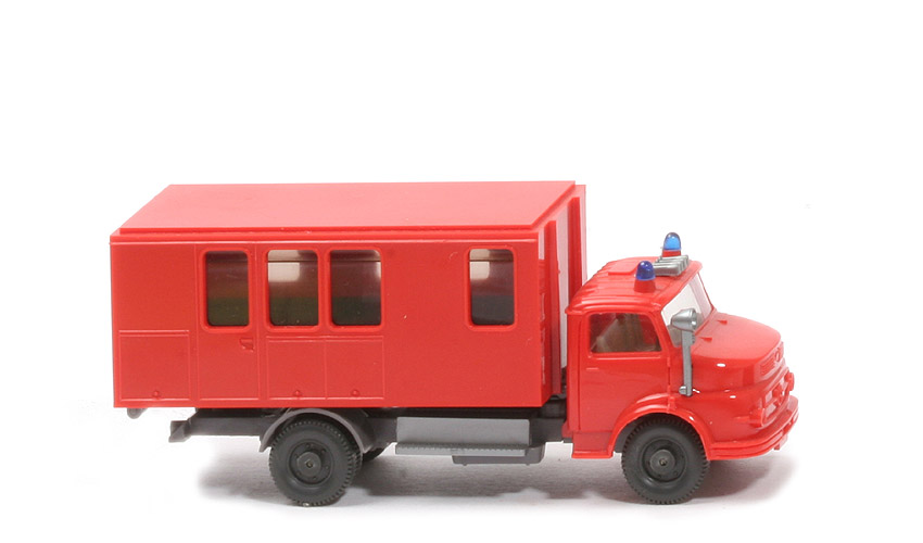 MB L 1413 Wechselpritsche - rot, o. Eckfenster - 629/3c