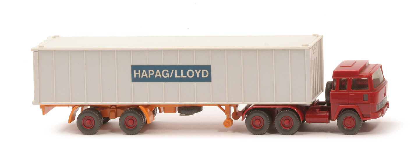 Magirus 235 D Container-Sattelzug - Hapag-Lloyd  40 ft - Hapag-Lloyd 2e ~