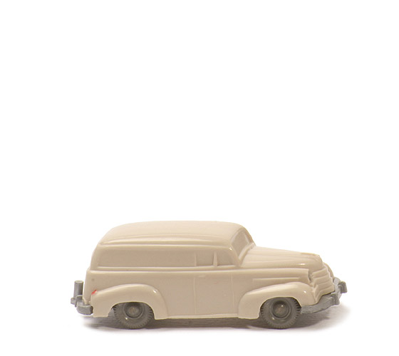 Opel Olympia Kombiwagen - dunkelbraunweiß, mit ZH - 350/2u
