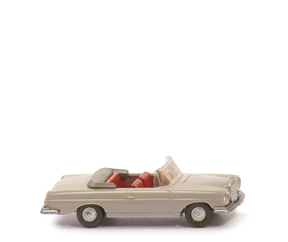 Mercedes 280 SE Cabrio - dunkelachatgrau, m. Fußraumbegrenzung, o. Armaturenbrett - 153/2c