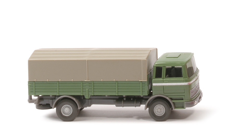 MB LP 1620 Doppelkabine - dunkelmaigrün / staubgrau - 435/ A