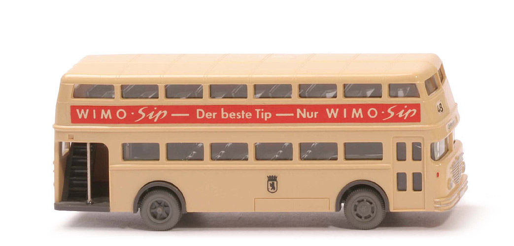 Büssing D2U offen Wimo Sip - Linie 48 (Zehlendorf) - 722/3d