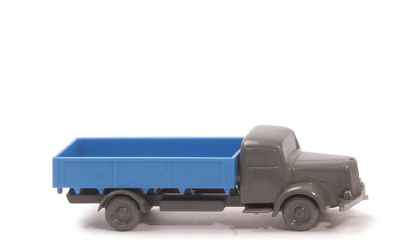 MB L 5000  uv Pritschen-LKW - FH basaltgrau, CH, PR himmelblau - 430/7C