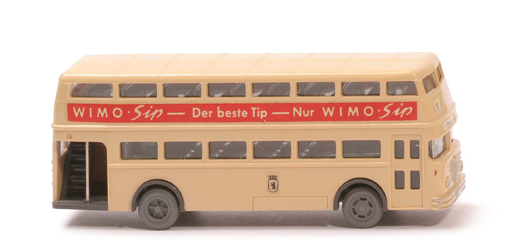 Büssing D2U offen Wimo Sip - Linie 1 (Moabit) - 722/3a